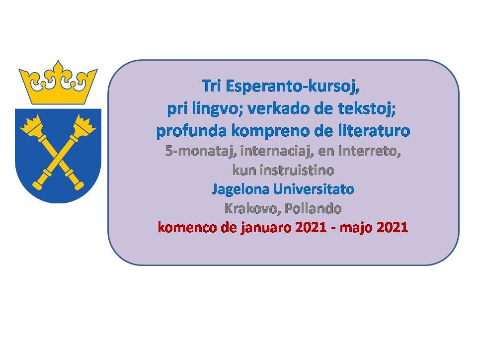 Pliaj informoj pri "Esperanto-kursoj ĉe pola universitato"